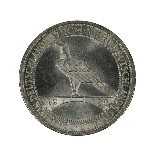 German Weimar Republic 1930J 4 Marks Brilliant Uncirculated (MS63) $