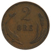 Denmark 1894VBP 2 Ore Extra Fine (EF40)