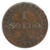 Italy 1866R Papal Soldo Extra Fine (EF40)