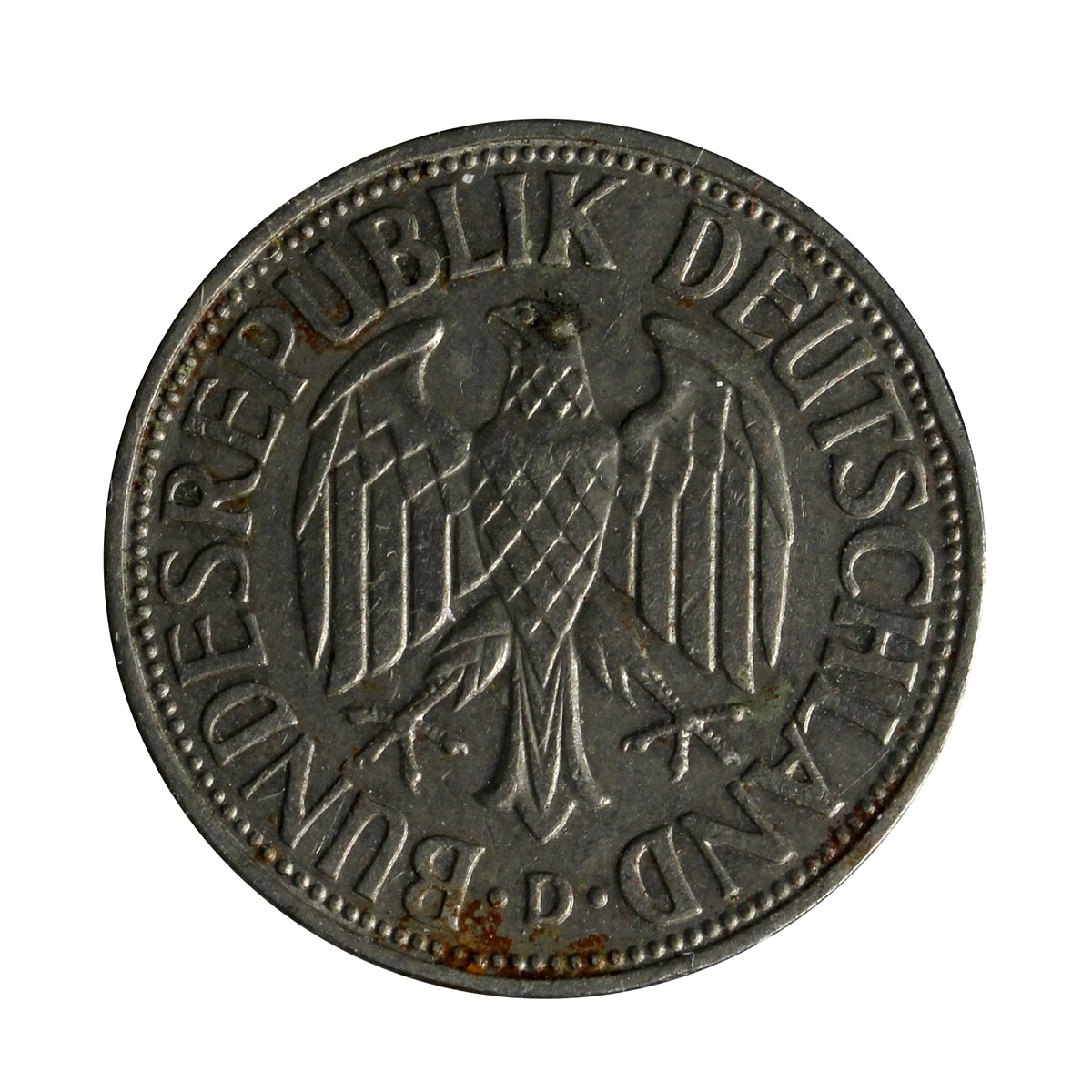 Germany 1956D Mark Extra Fine (EF40)