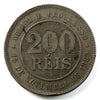 Brazil 1889 200 Reis Almost Uncirculated (AU50) $