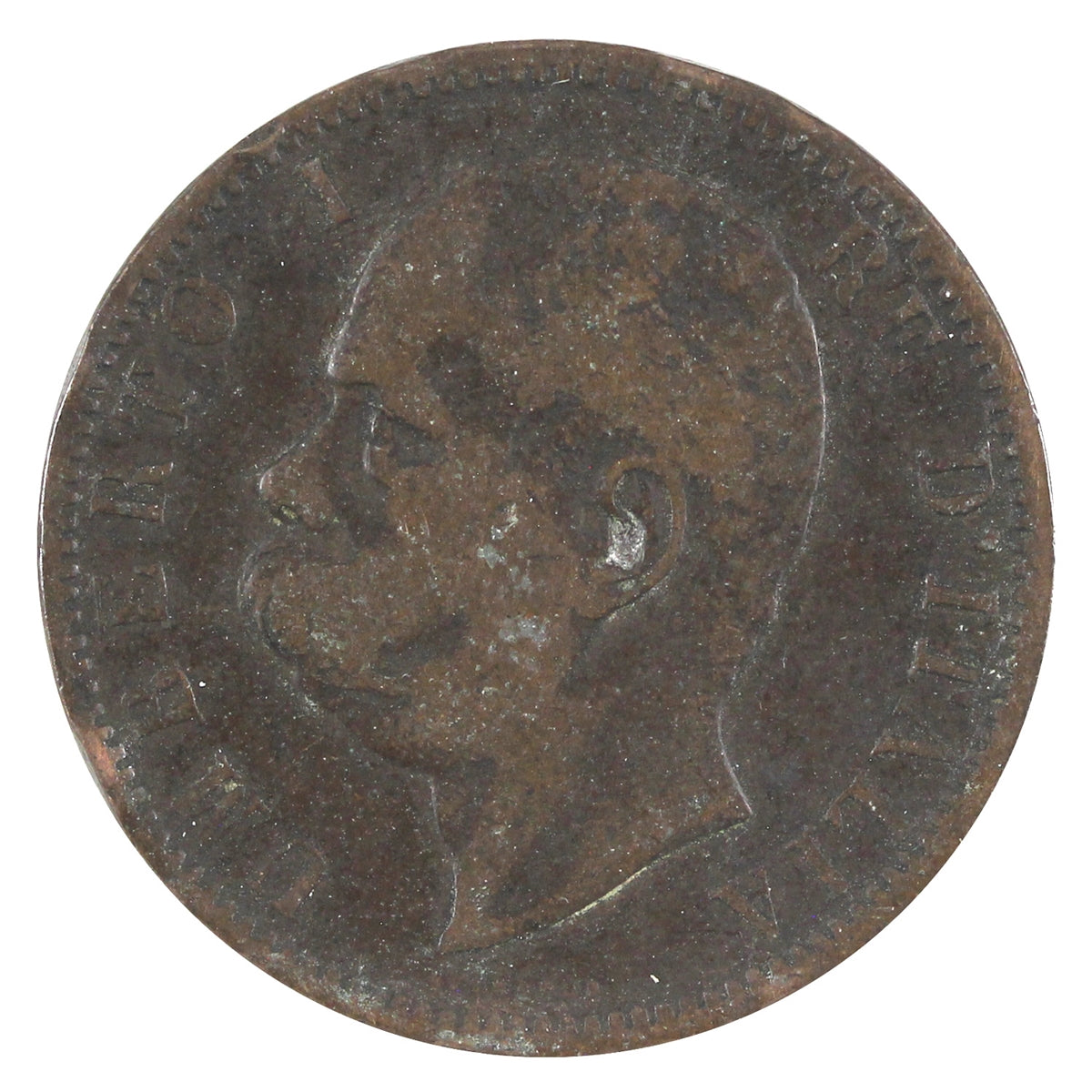 Italy 1894BO 10 Centesimi VF-EF (VF30)