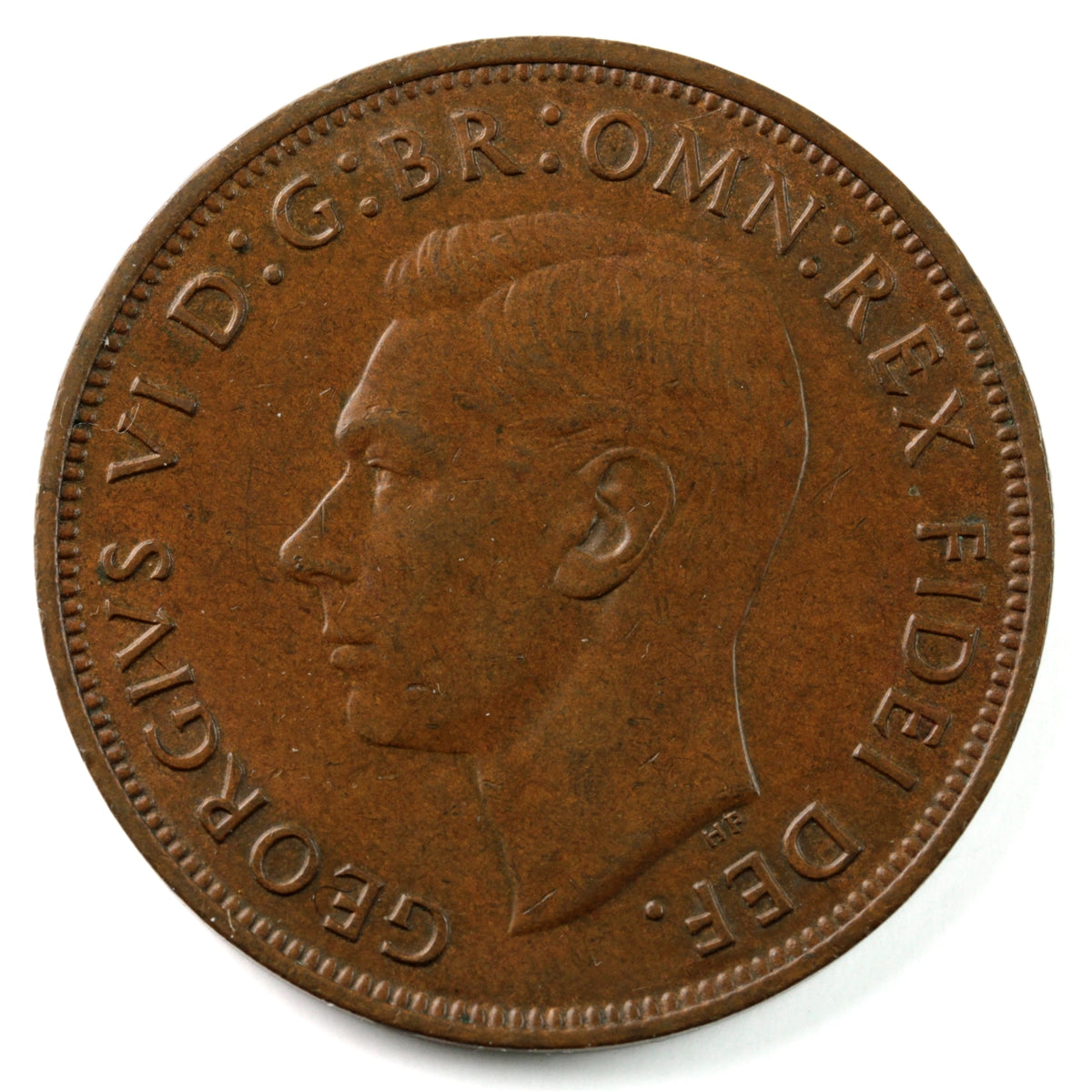 Great Britain 1951 Penny EF-AU (EF45) $