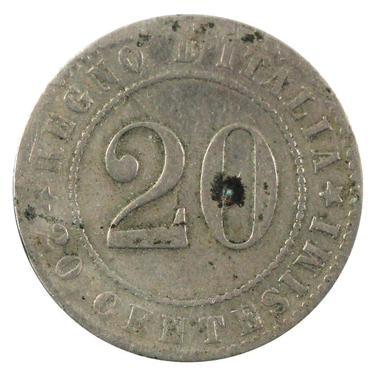 Italy 1894R 20 Centesimi VF-EF (VF-30)