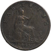 Great Britain 1865 Farthing VF-EF (VF30)