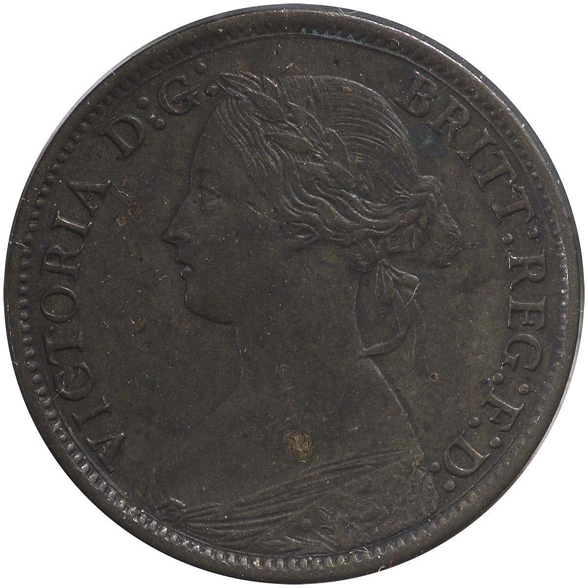 Great Britain 1865 Farthing VF-EF (VF30)