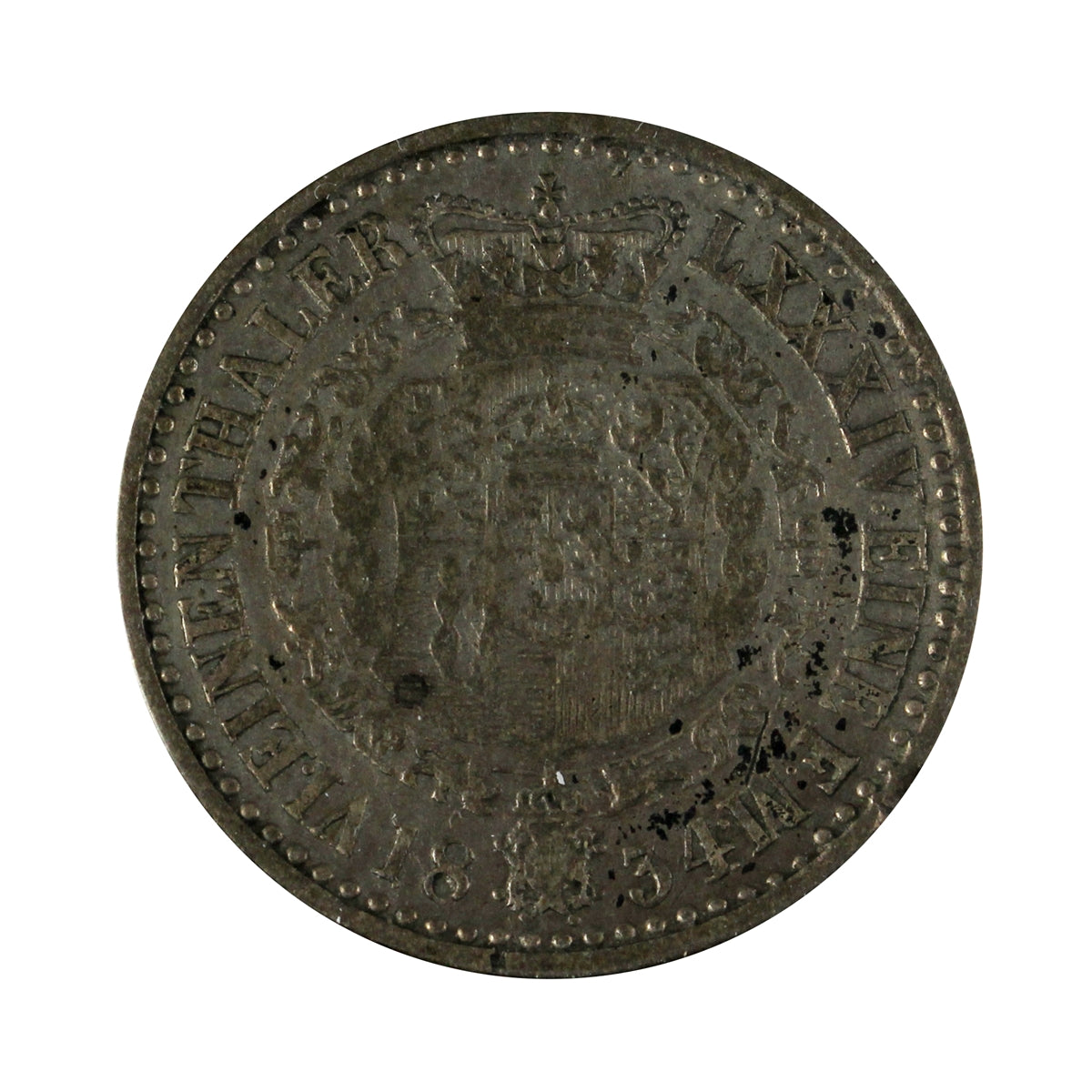 German States 1834 Hannover 1/6 Thaler Very Fine (VF20)