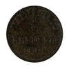 German States 1861 Wurttemberg 1/2 Kreuzer Extra Fine (EF40)