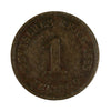 German Empire 1889A Pfennig Extra Fine (EF40)