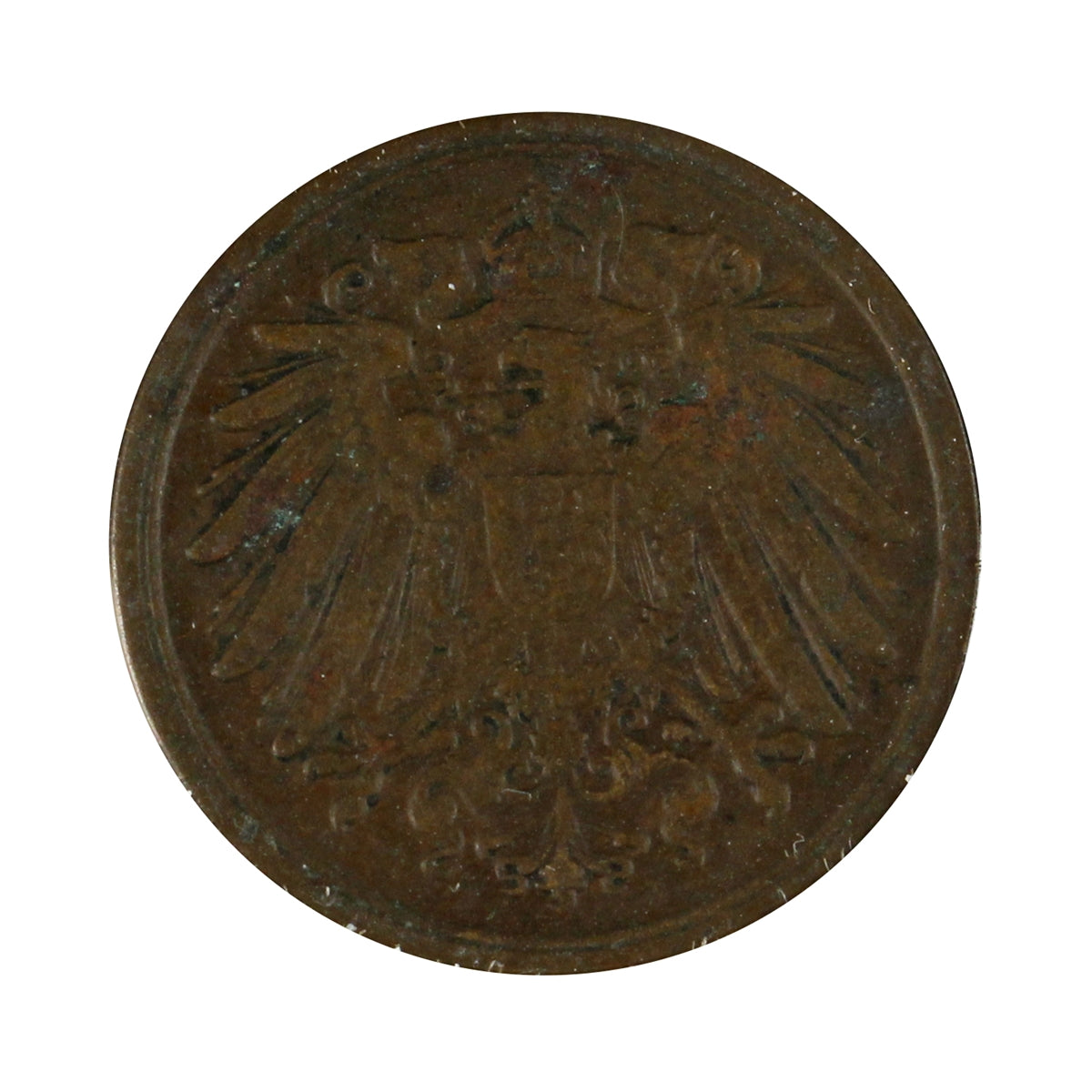 German Empire 1892J Pfennig Extra Fine (EF40)