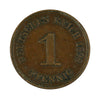 German Empire 1898A Pfennig Extra Fine (EF40)