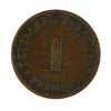 German Empire 1899D Pfennig Very Fine (VF20)