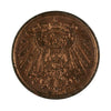 German Empire 1913A Pfennig Almost Uncirculated (AU50)
