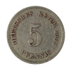 German Empire 1903F 5 Pfennig Extra Fine (EF40)