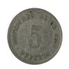 German Empire 1904A 5 Pfennig Extra Fine (EF40)