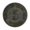 German Empire 1905G 5 Pfennig Extra Fine (EF40)