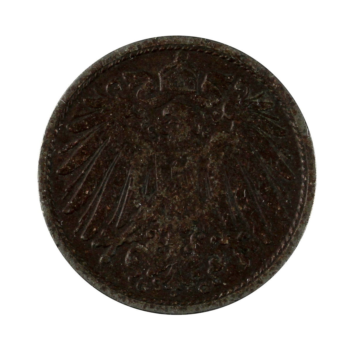 German Empire 1906G 10 Pfennig Extra Fine (EF40)