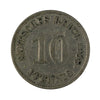 German Empire 1908J 10 Pfennig Extra Fine (EF40)