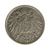 German Empire 1911J 10 Pfennig Almost Uncirculated (AU50)