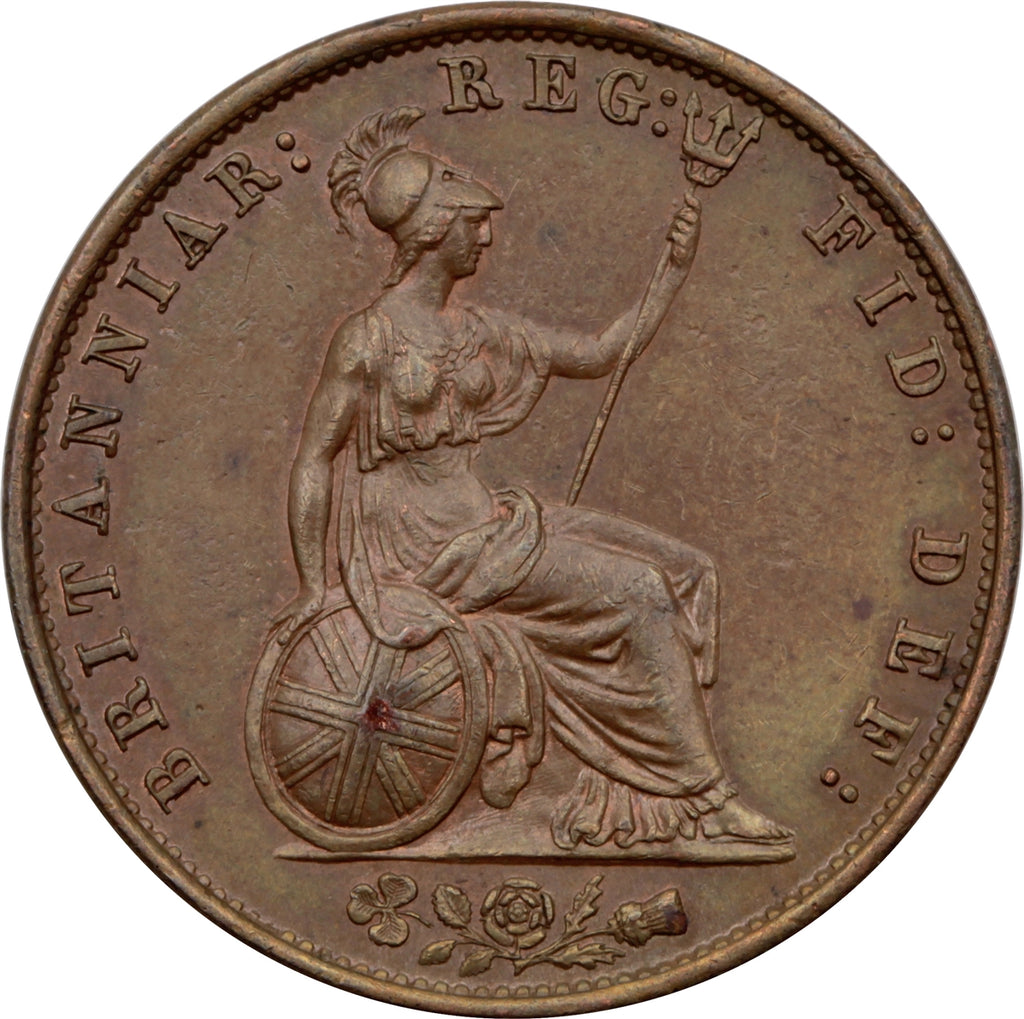 Great Britain 1857 1/2 Penny Almost Uncirculated (AU50) $