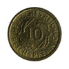 German Weimar Republic 1929A 10 Pfennig Almost Uncirculated (AU50)