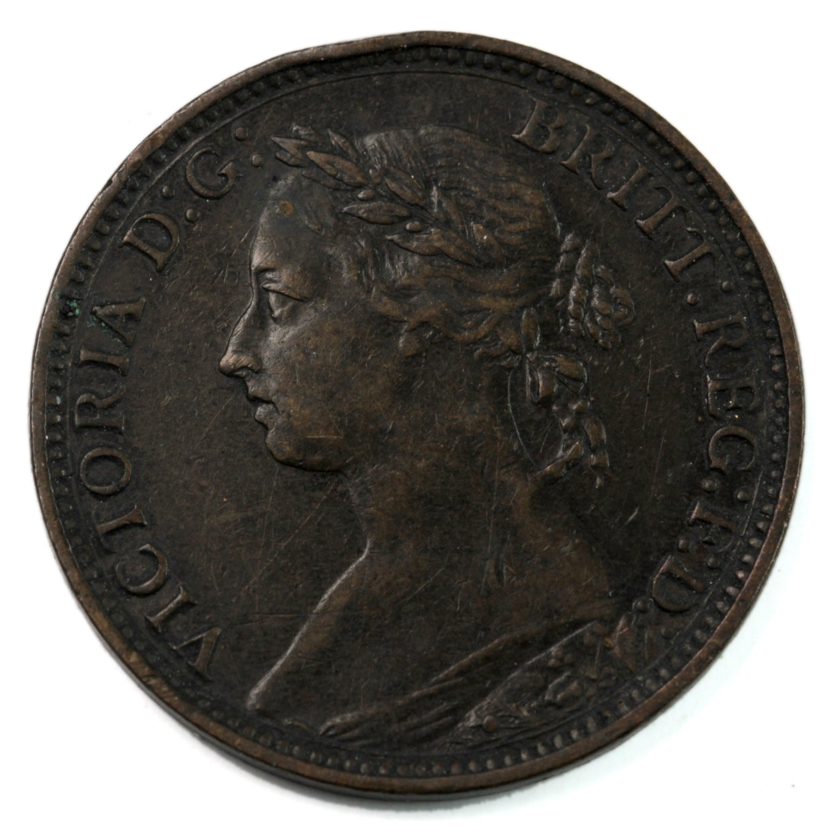 Great Britain 1882H Farthing Extra Fine (EF40) $