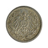German Empire 1908A 1/2 Mark Extra Fine (EF40)