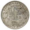 German Empire 1916A 1/2 Mark Almost Uncirculated (AU50)