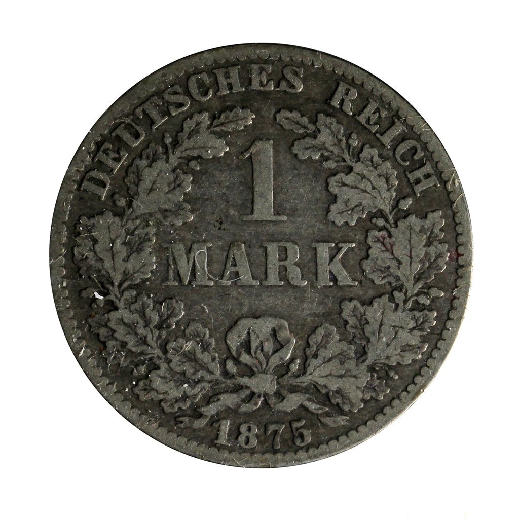 German Empire 1875B Mark VF-EF (VF30)