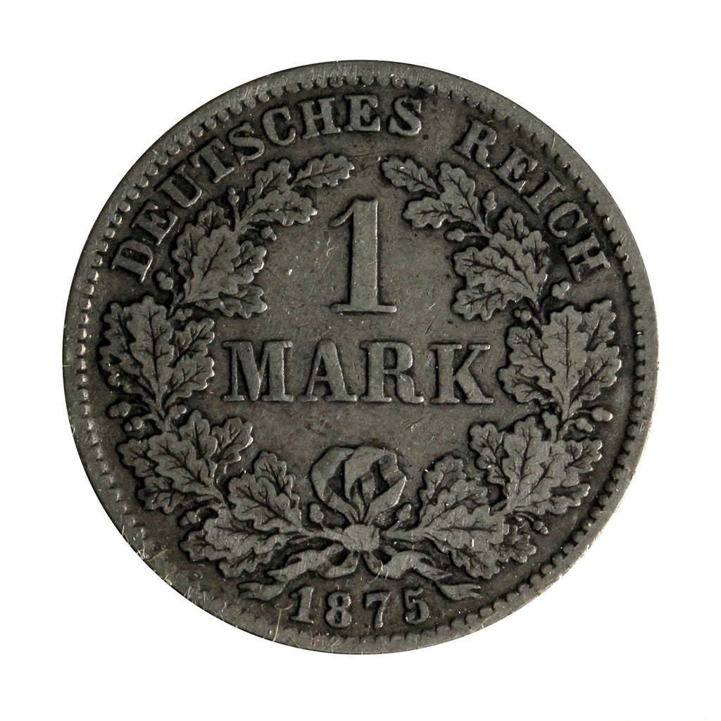 German Empire 1875D Mark Very Fine (VF20)