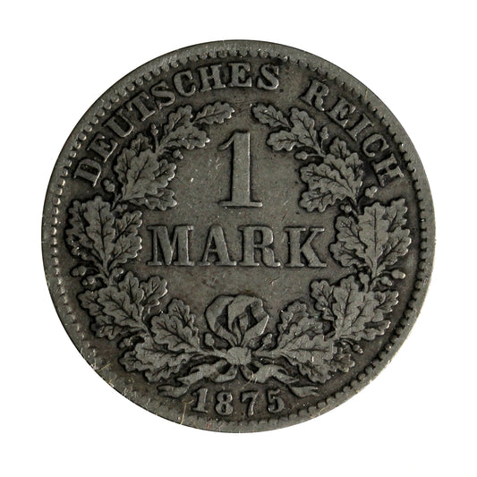 German Empire 1875D Mark Very Fine (VF20)
