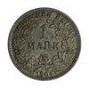 German Empire 1907D Mark Almost Uncirculated (AU50)