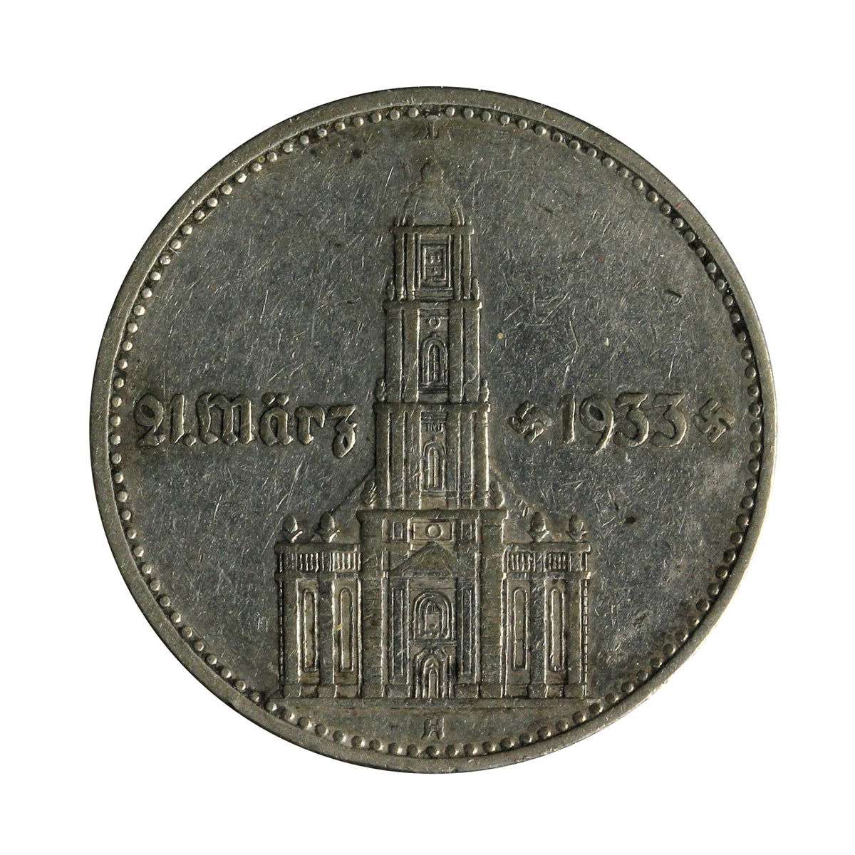 German Third Reich 1934A Potsdam 2 Marks VF-EF (VF30)