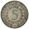 Germany 1957J 5 Marks Extra Fine (EF40)