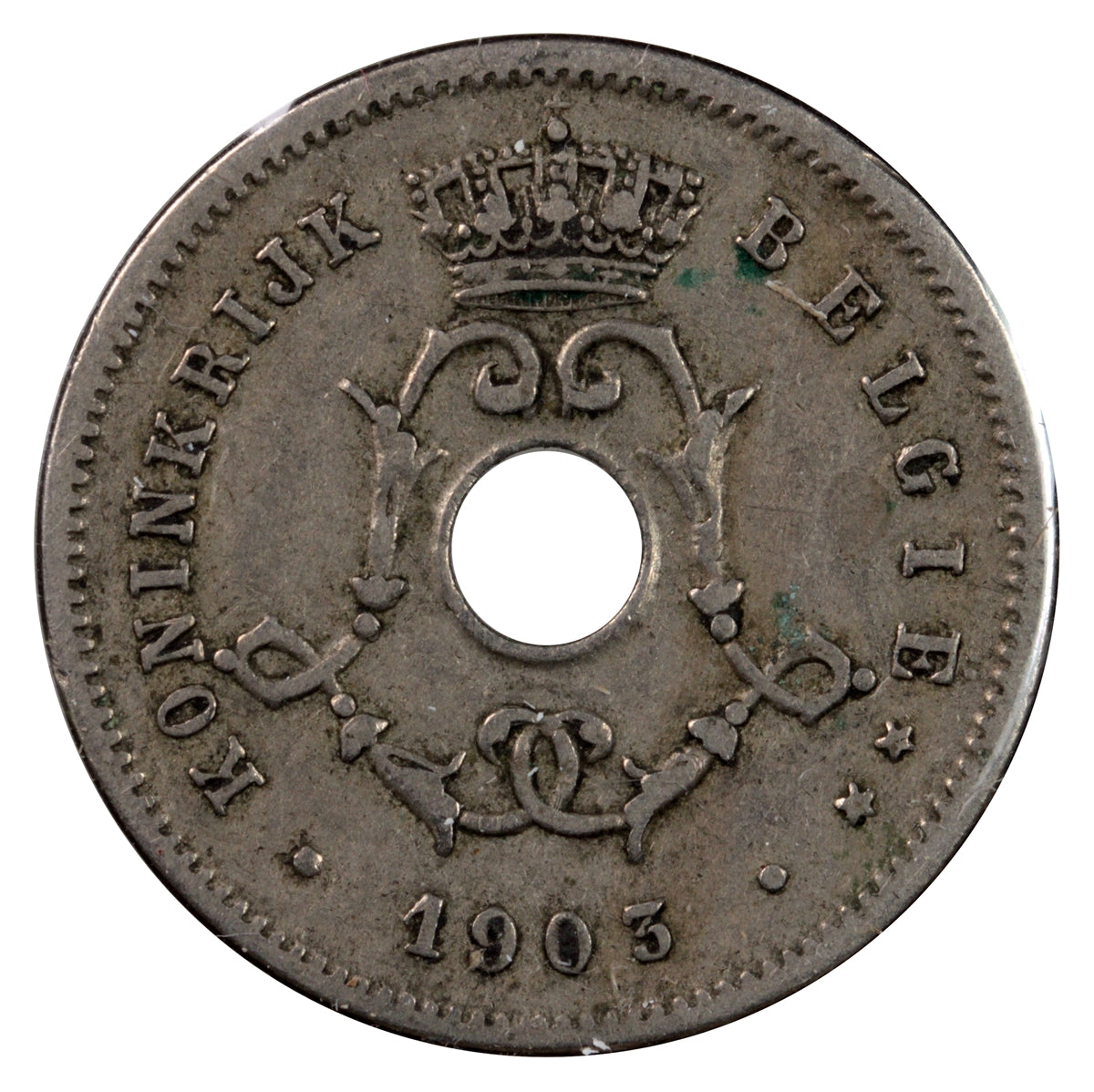 Belgium 1903 Dutch 5 Centimes VF-EF (VF30)