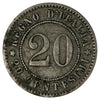 Italy 1894KB 20 Centesimi VF-EF (VF30)