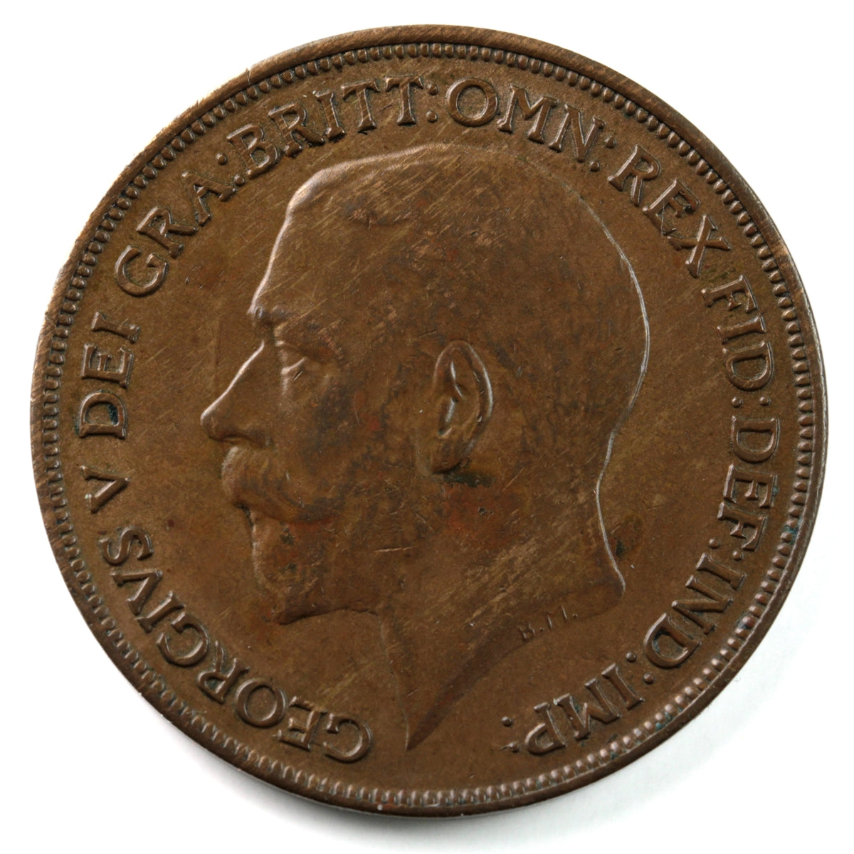 Great Britain 1920 Penny AU-UNC (AU55) $