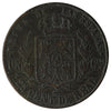 Spain 1858 25 Centimos F-VF (F15)