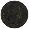 Spain 1858 25 Centimos F-VF (F15)