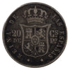 Spain 1868 20 Centimos F-VF (F15)