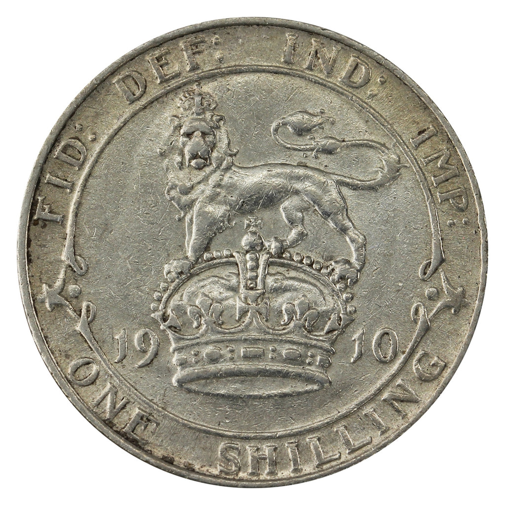 Great Britain 1910 Shilling VF-EF (VF30)
