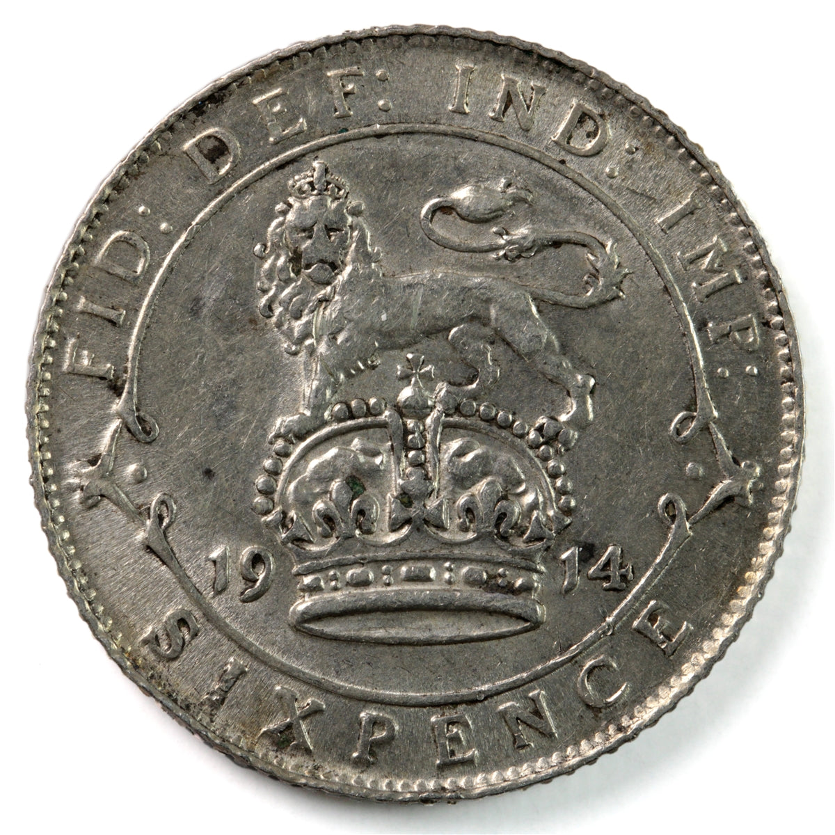 Great Britain 1914 6 Pence EF-AU (EF45) $