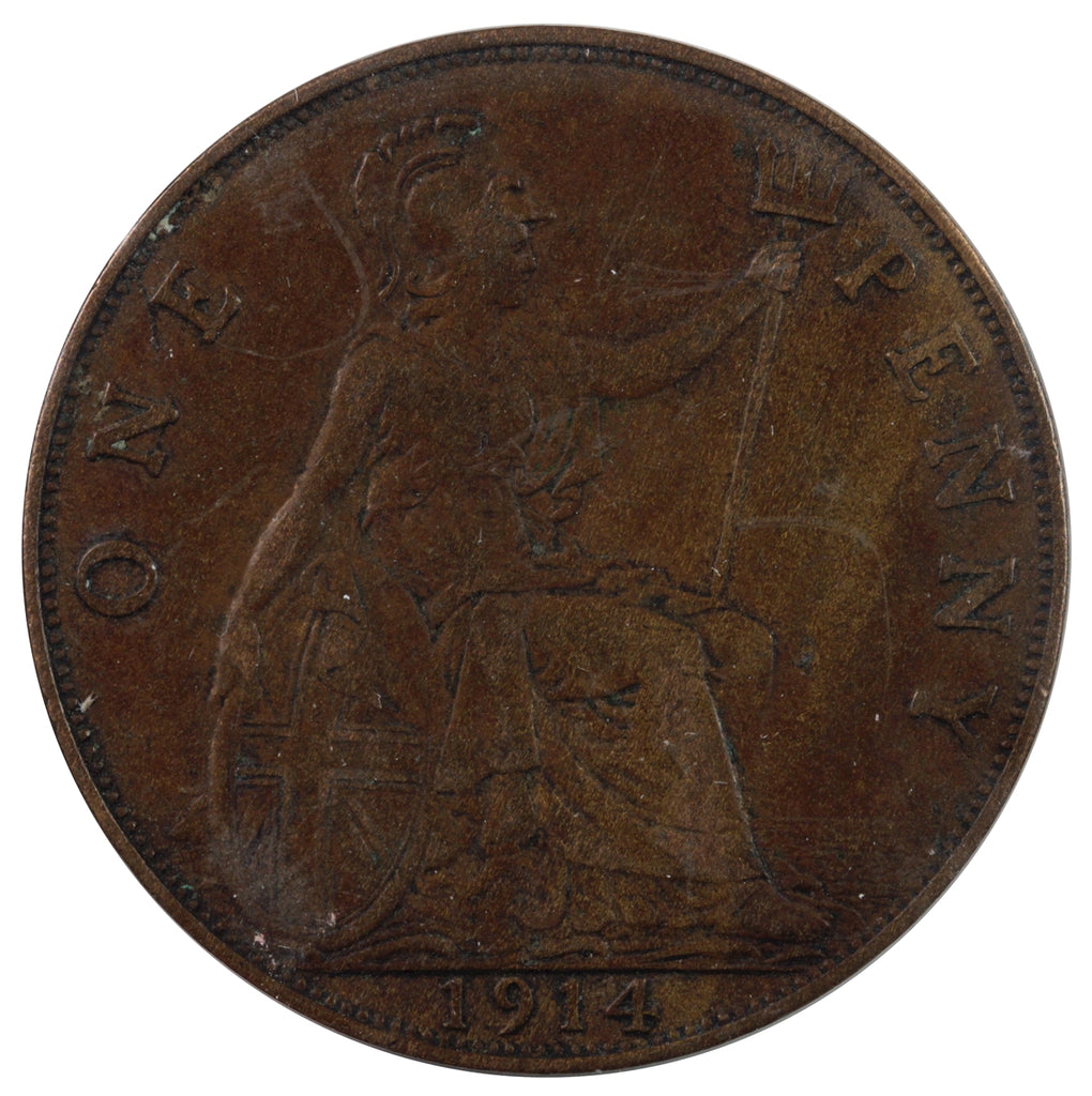 Great Britain 1914 Penny VF-EF (VF30)