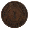 Straits Settlements 1901 Cent Very Fine (VF20)