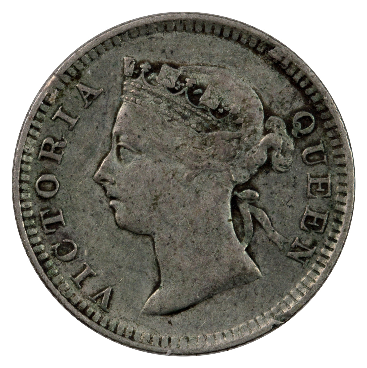 Straits Settlements 1898 5 Cents VF-EF (VF30)
