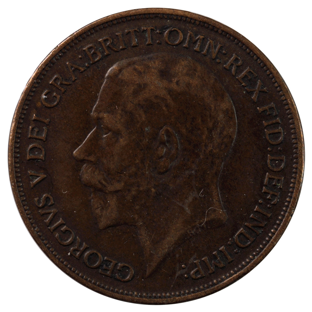Great Britain 1916 Penny VF-EF (VF30)