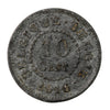 Belgium 1916 1 Dot 10 Centimes Extra Fine (EF-40)