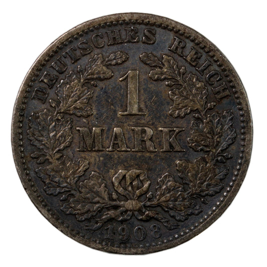 German Empire 1908J Mark Extra Fine (EF40) $
