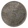 Germany 1959D 5 Marks Extra Fine (EF40) $
