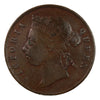 Straits Settlements 1884 Cent VF-EF (VF30) $